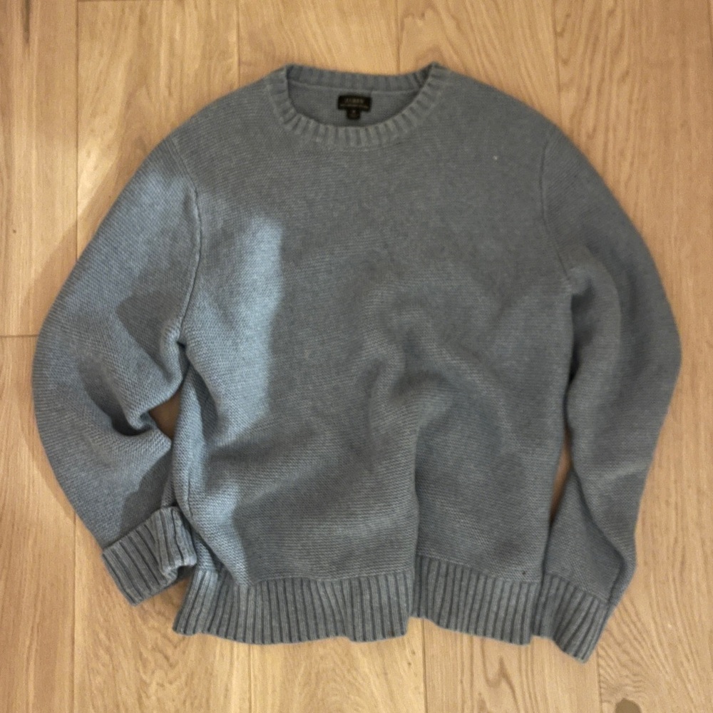blue men’s j.crew sweater